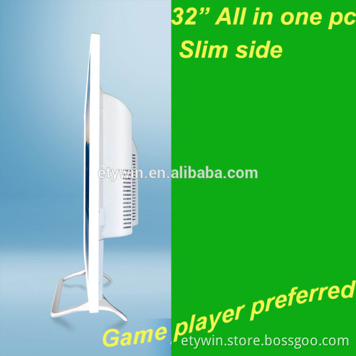 32 inch all in one pc tv gaming computer w/o computer part all in one pc integrated pc with LED monitor